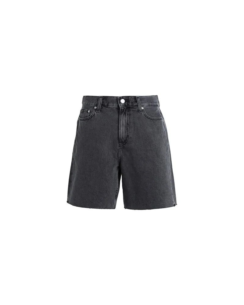 Calvin Klein HOSEN & RÖCKE - Jeansshortsauf YOOX.COM Schwarz