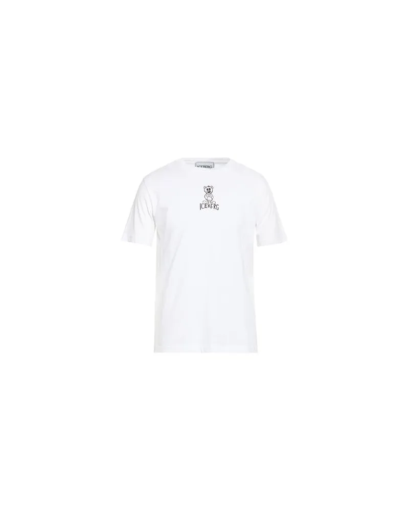 Iceberg T-SHIRT JERSEY  - TOPS - T-shirtsauf YOOX.COM Weiß