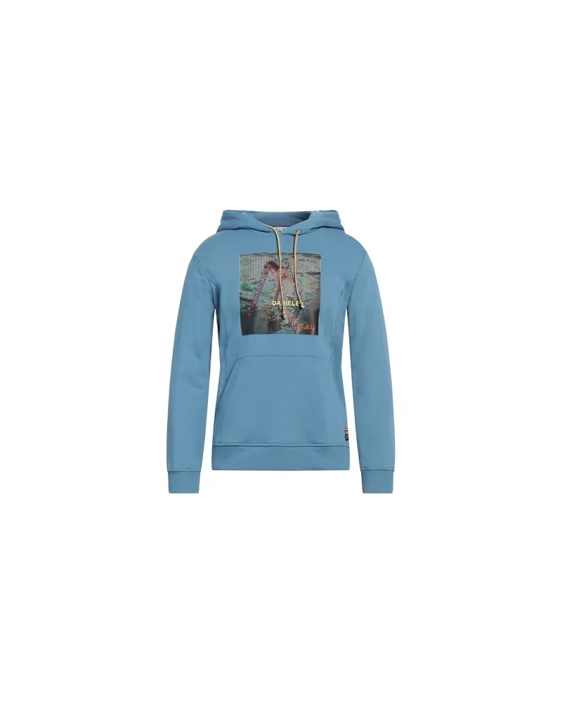 Daniele Alessandrini TOPS - Sweatshirtsauf YOOX.COM Hellblau