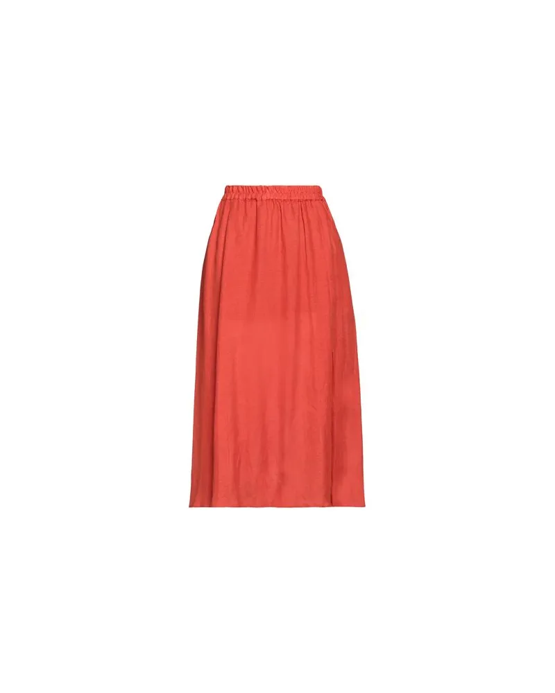 Clips HOSEN & RÖCKE - Midi-Röckeauf YOOX.COM Orange