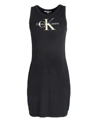 Calvin Klein Mini-Kleid Granitgrau