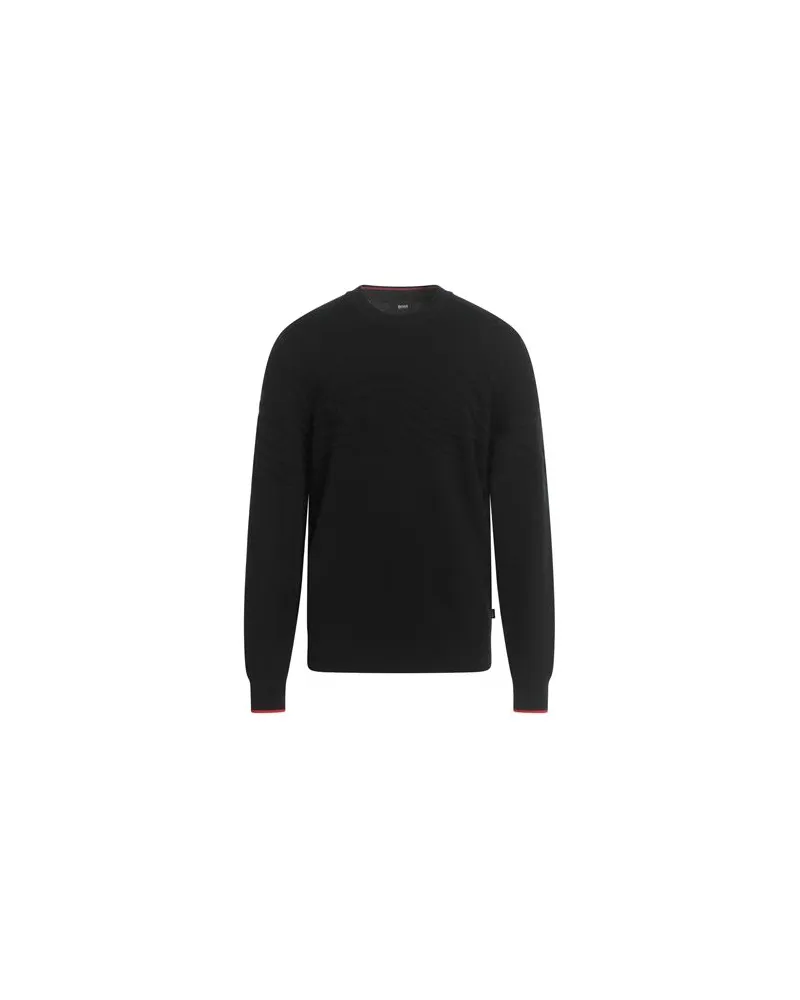 HUGO BOSS STRICKWAREN - Pulloverauf YOOX.COM Schwarz