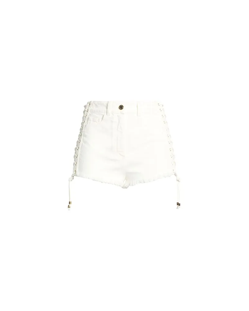 Elisabetta Franchi HOSEN & RÖCKE - Jeansshortsauf YOOX.COM Weiß
