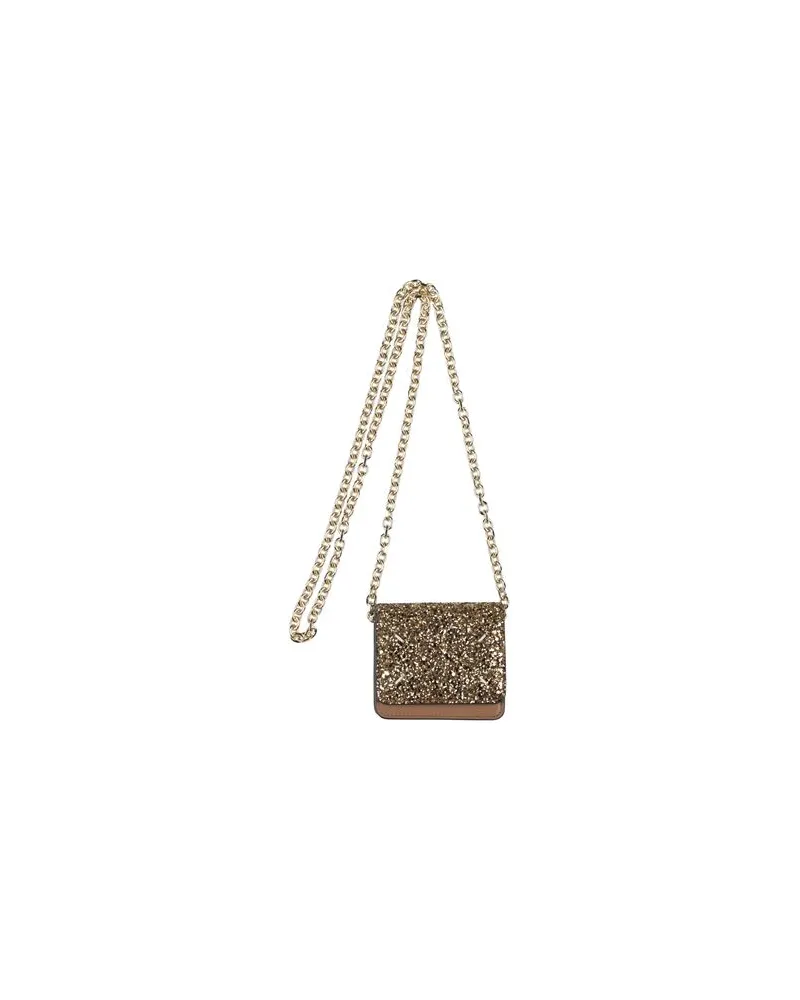Maison Margiela Kleinlederwaren - Portemonnaies mit Tragriemenauf YOOX.COM Gold