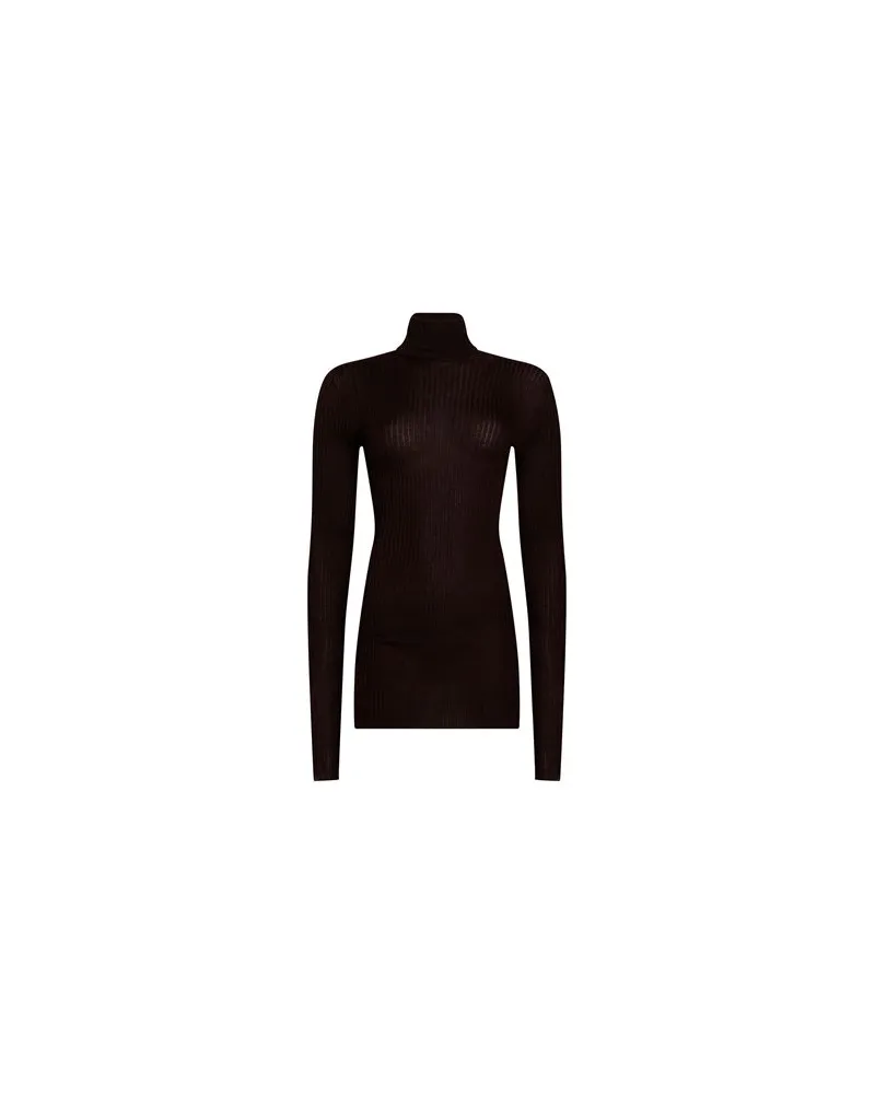 QUIRA STRICKWAREN - Rollkragenpulloverauf YOOX.COM Dunkelbraun