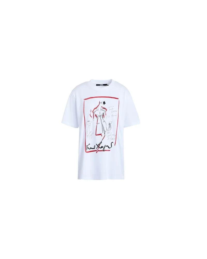 Karl Lagerfeld KARL SERIES T-SHIRT	 - TOPS - T-shirtsauf YOOX.COM Weiß