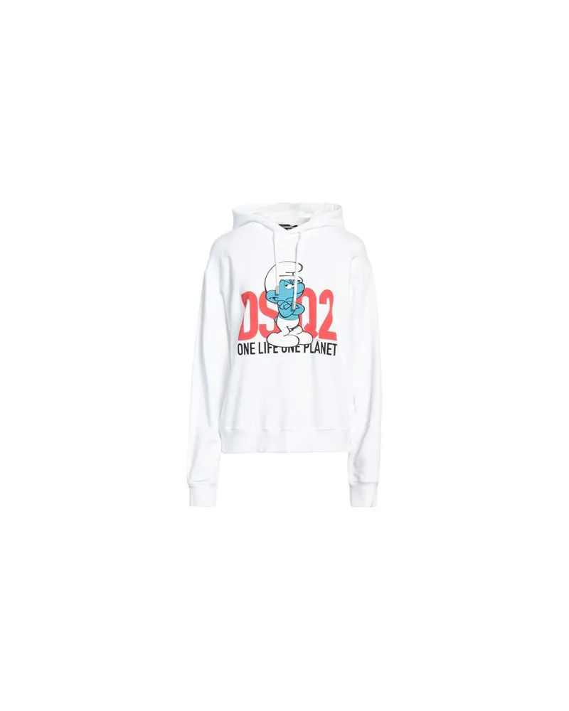 Dsquared2 TOPS - Sweatshirtsauf YOOX.COM Weiß