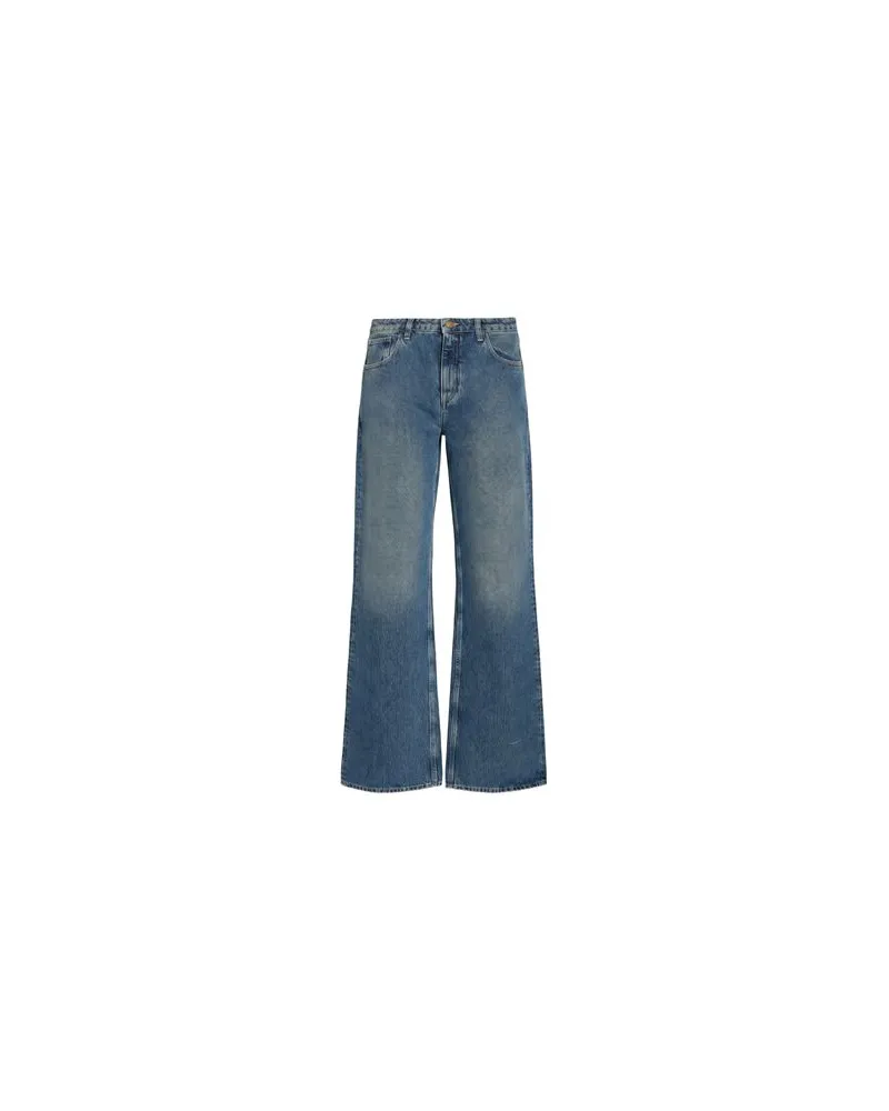Moncler HOSEN & RÖCKE - Jeanshosenauf YOOX.COM Blau