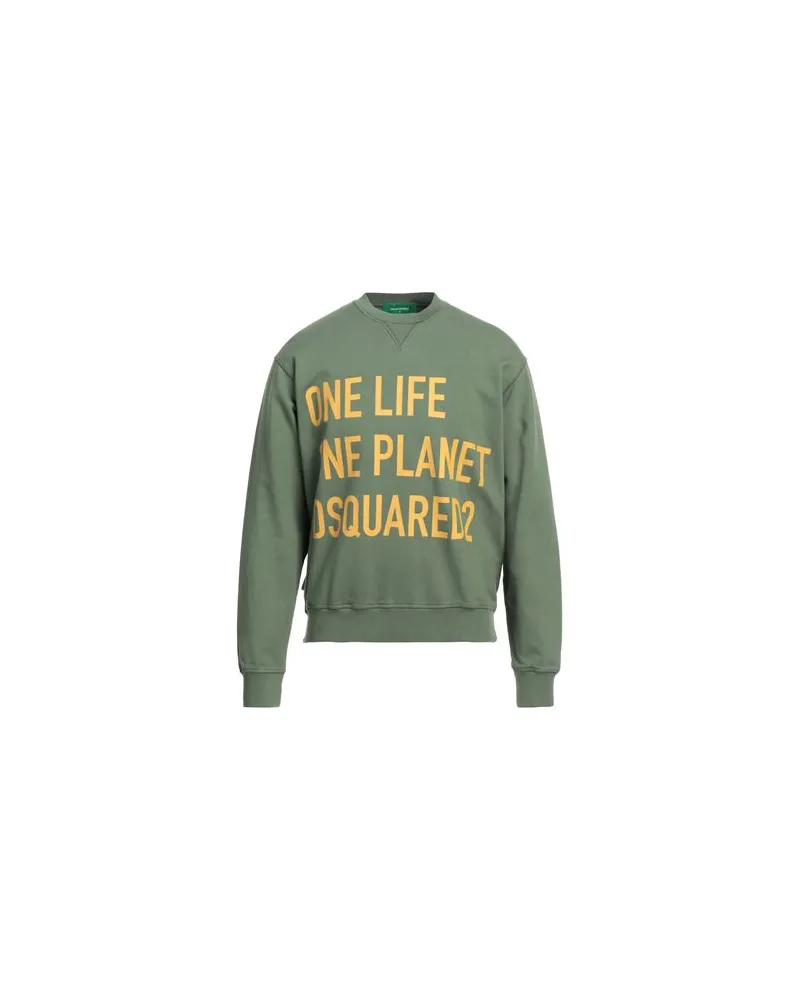 Dsquared2 TOPS - Sweatshirtsauf YOOX.COM Militärgrün