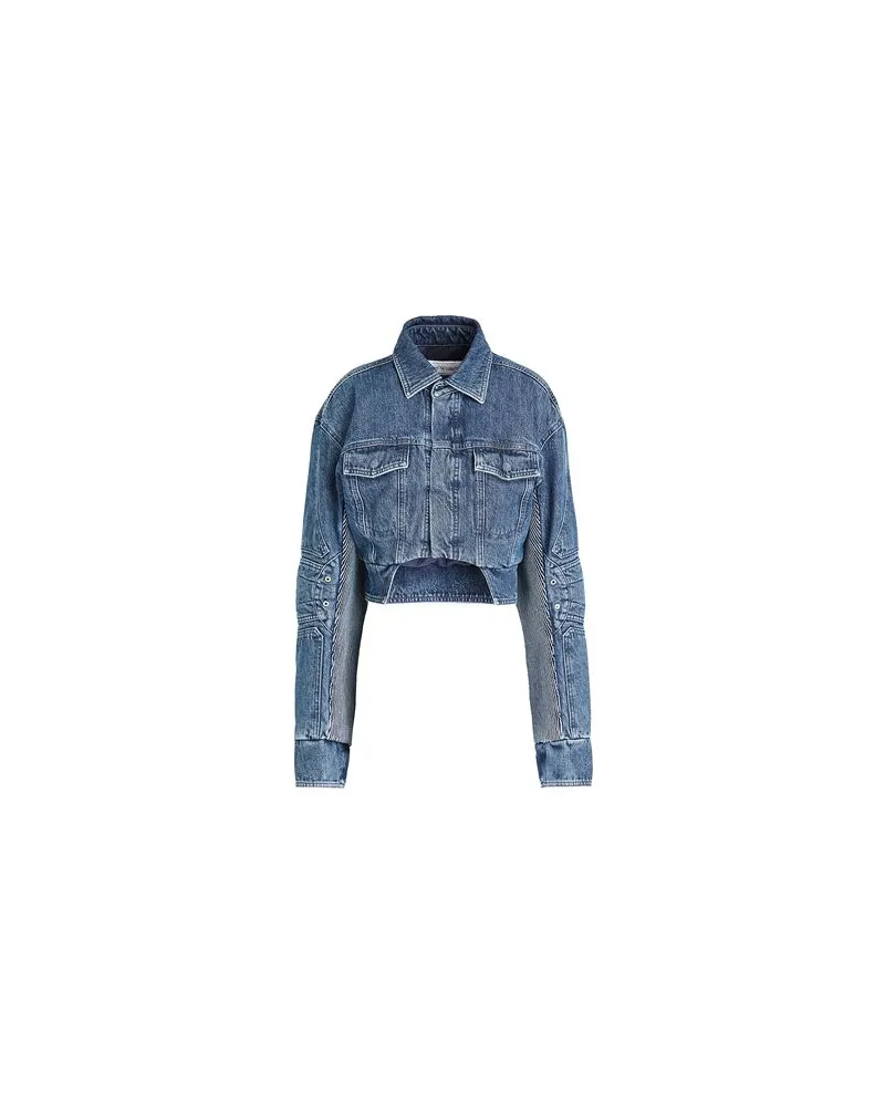OFF-WHITE JACKEN & MÄNTEL - Jeansjacken/Mäntelauf YOOX.COM Blau