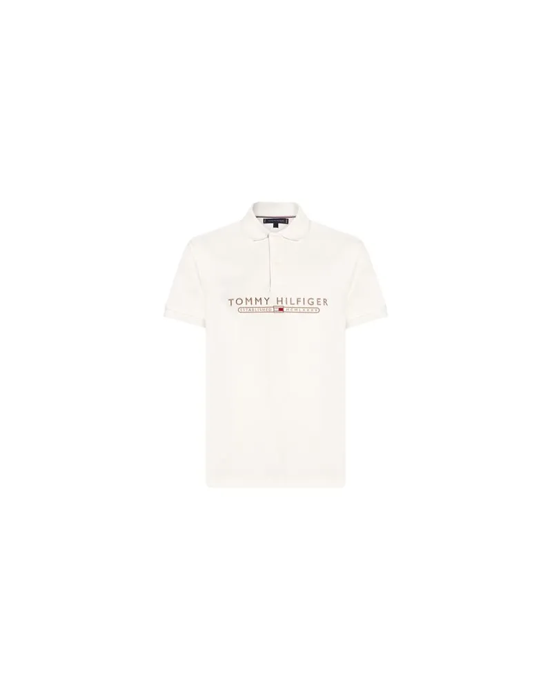 Tommy Hilfiger TOPS - Poloshirtsauf YOOX.COM Elfenbein