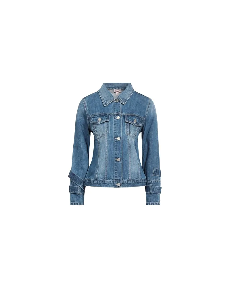 Rosamund Moiselle JACKEN & MÄNTEL - Jeansjacken/Mäntelauf YOOX.COM Blau