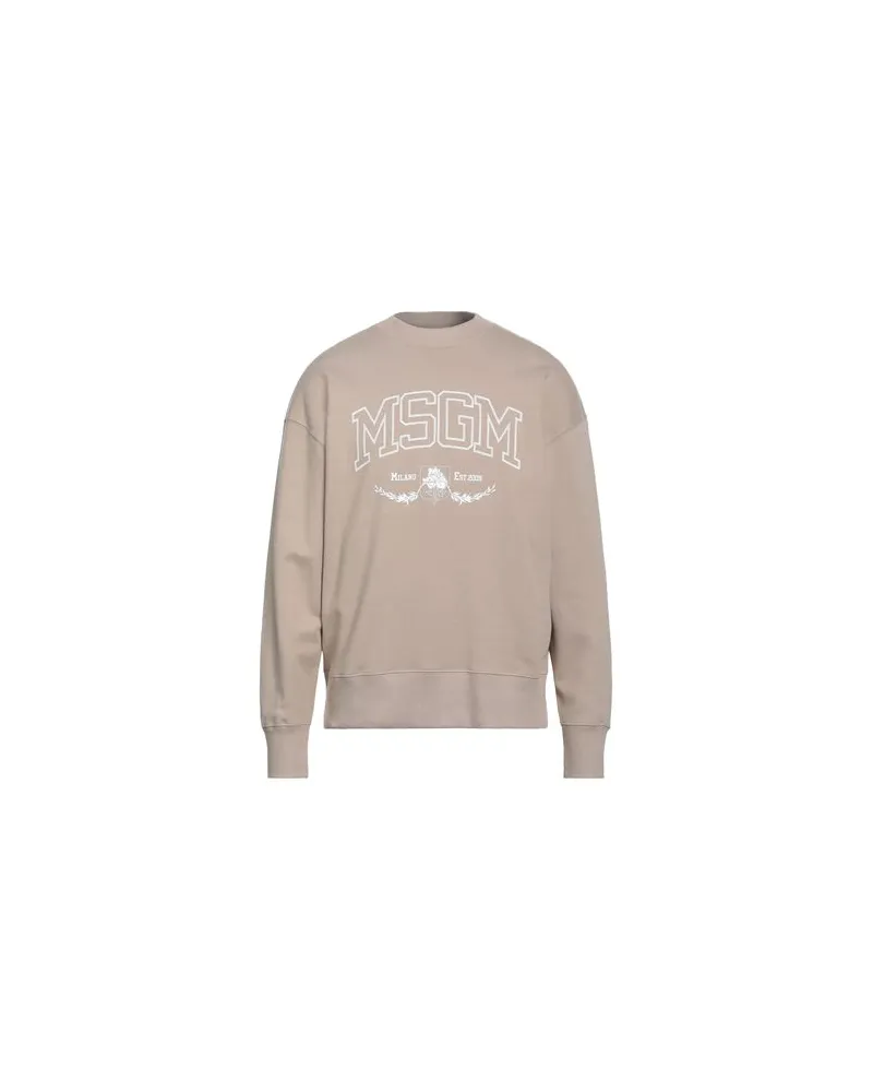 MSGM TOPS - Sweatshirtsauf YOOX.COM Beige