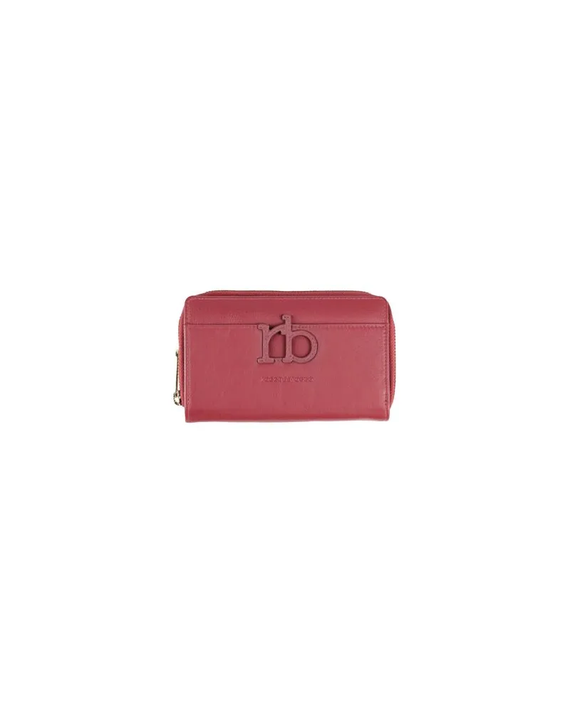 Rocco Barocco Kleinlederwaren - Brieftaschenauf YOOX.COM Bordeaux