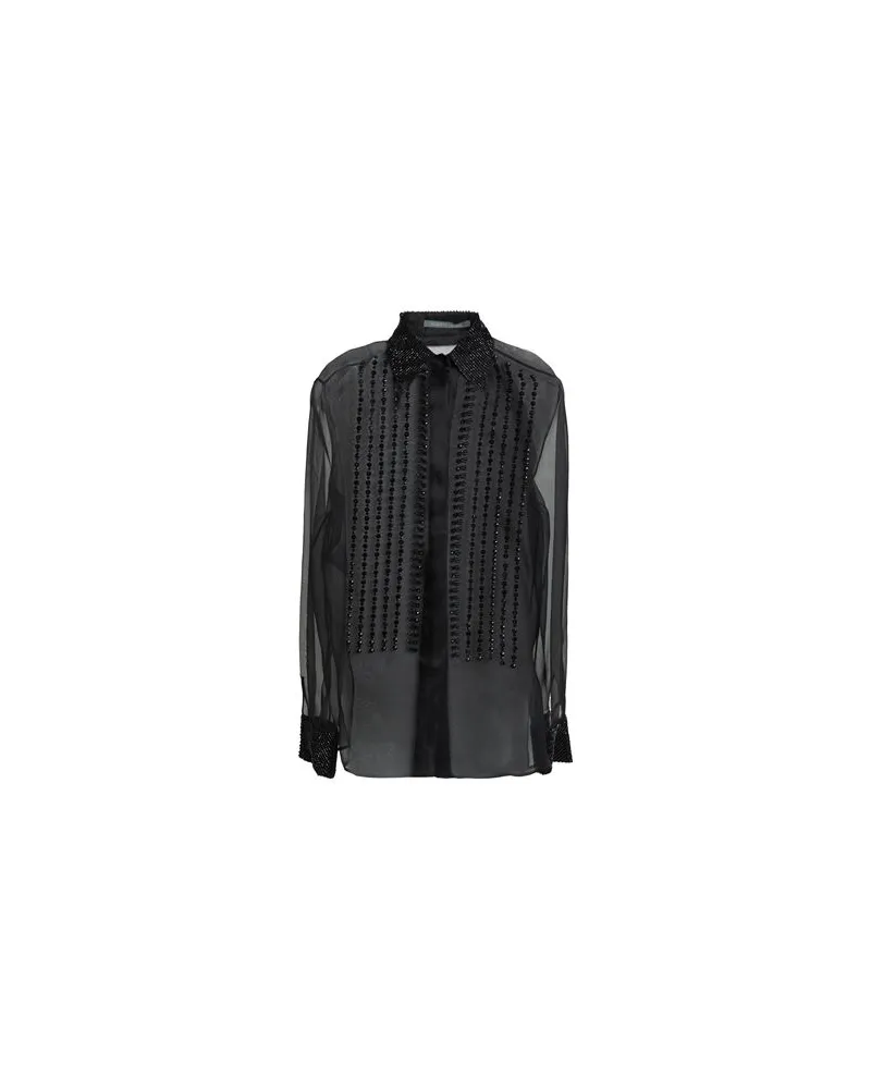 Alberta Ferretti TOPS - Hemdenauf YOOX.COM Schwarz