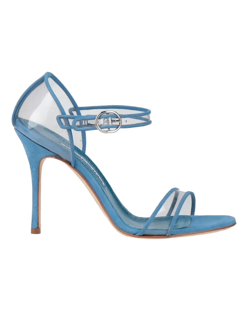 Manolo Blahnik Sandale Azurblau