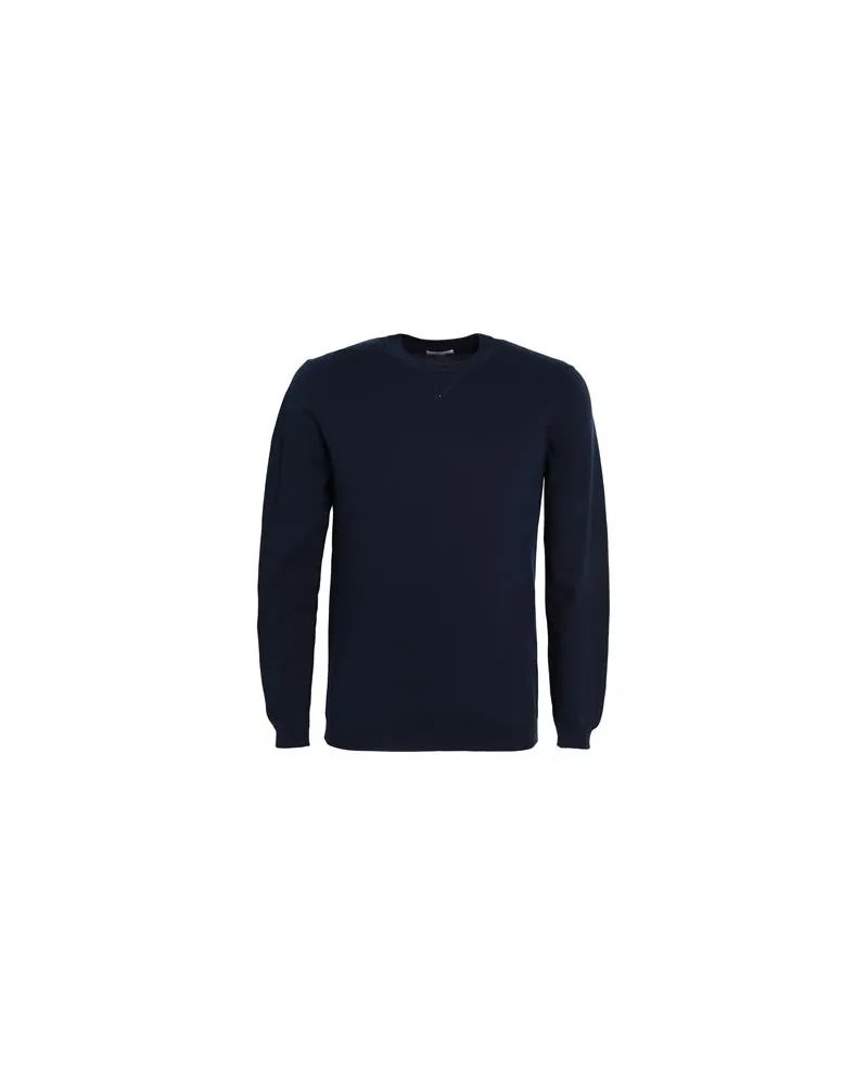 Woolrich LOGO CREWNECK   - STRICKWAREN - Pulloverauf YOOX.COM Marineblau