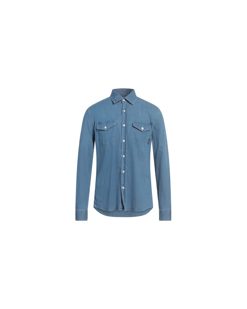 North Sails TOPS - Jeanshemdenauf YOOX.COM Blau