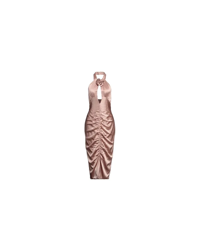 Alessandra Rich KLEIDER - Midi-Kleiderauf YOOX.COM Hellrosa