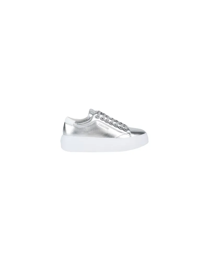 Calvin Klein SCHUHE - Sneakersauf YOOX.COM Silber