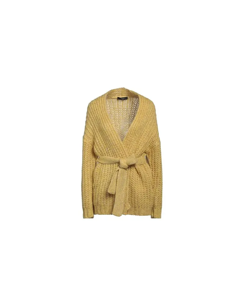 Max Mara STRICKWAREN - Strickjackenauf YOOX.COM Gelb