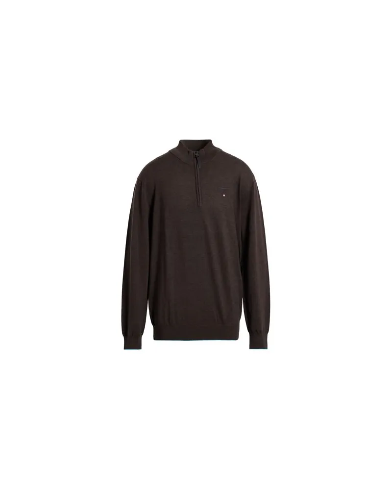 Aeronautica Militare STRICKWAREN - Rollkragenpulloverauf YOOX.COM Dunkelbraun