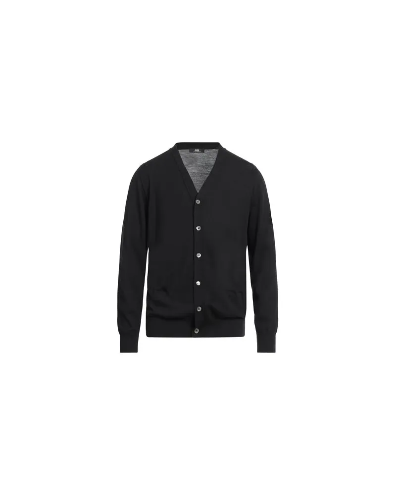 Alpha Studio STRICKWAREN - Strickjackenauf YOOX.COM Schwarz