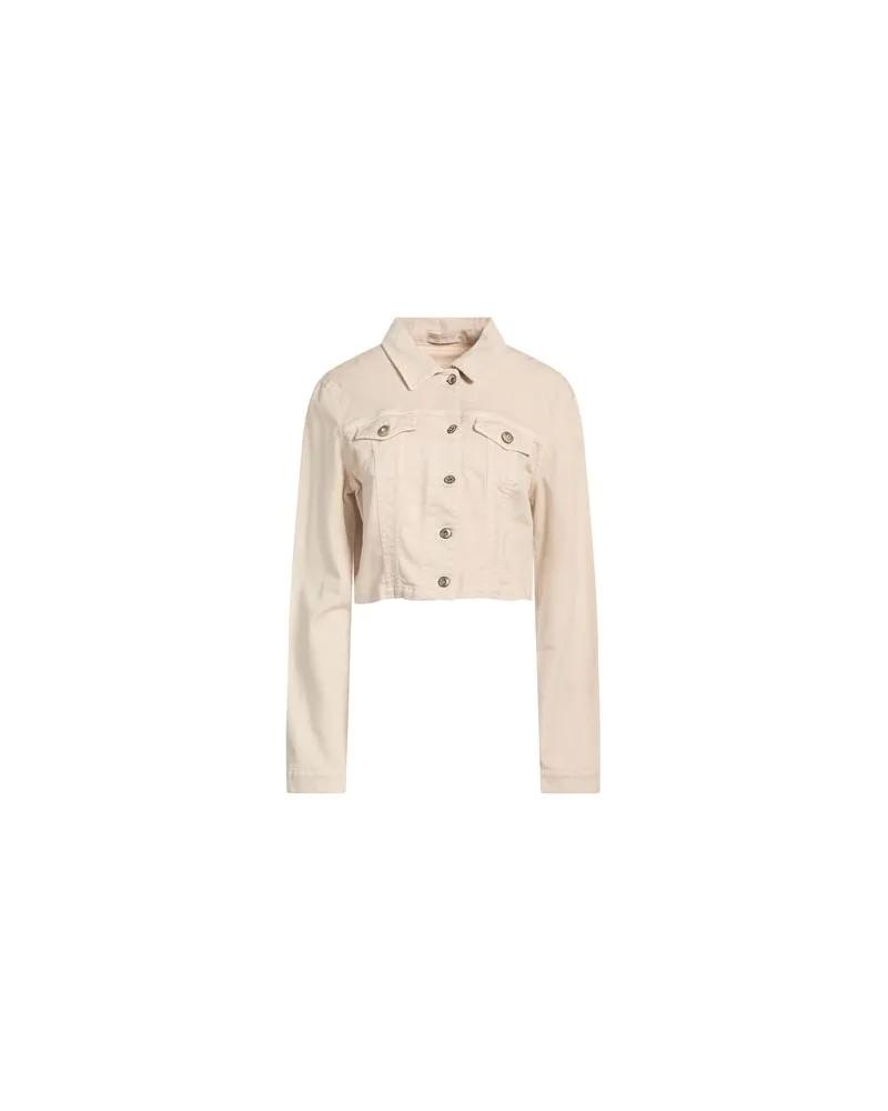 Rinascimento JACKEN & MÄNTEL - Jeansjacken/Mäntelauf YOOX.COM Cremeweiß
