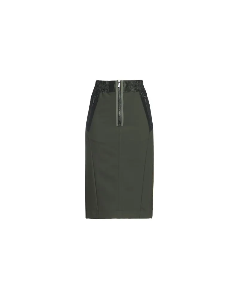 HIGH HOSEN & RÖCKE - Midi-Röckeauf YOOX.COM Militärgrün