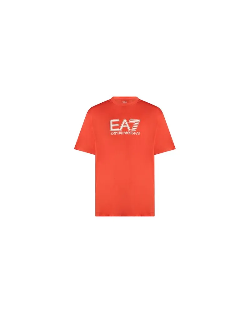 EA7 TOPS - T-shirtsauf YOOX.COM Tomatenrot