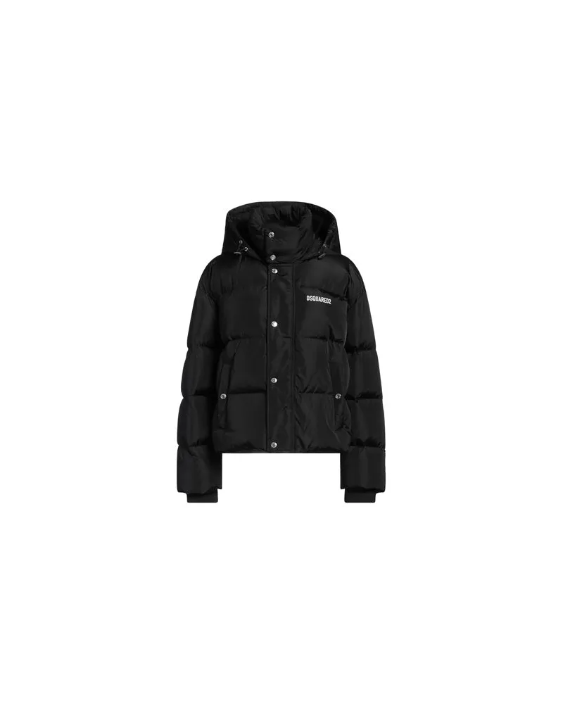 Dsquared2 JACKEN & MÄNTEL - Pufferjacken & Daunenjackenauf YOOX.COM Schwarz