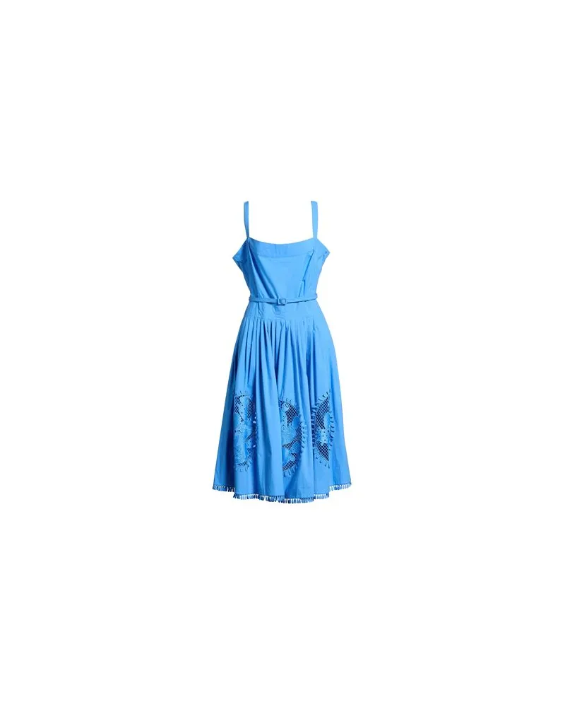 Oscar de la Renta KLEIDER - Midi-Kleiderauf YOOX.COM Azurblau