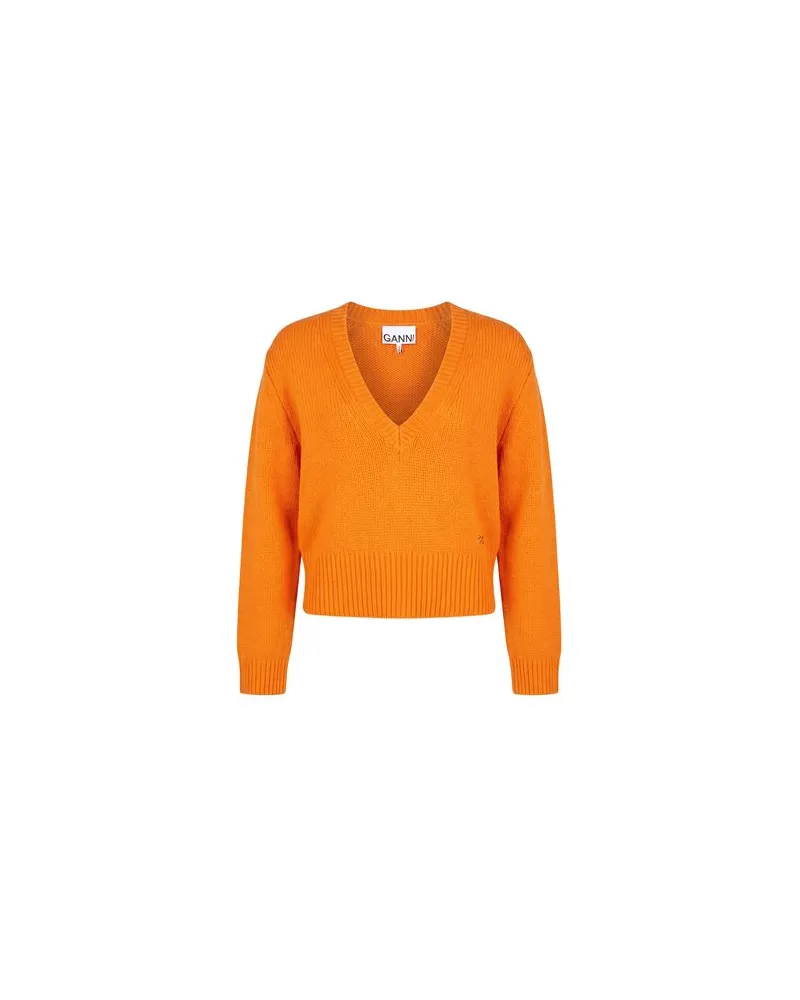 Ganni STRICKWAREN - Pulloverauf YOOX.COM Orange