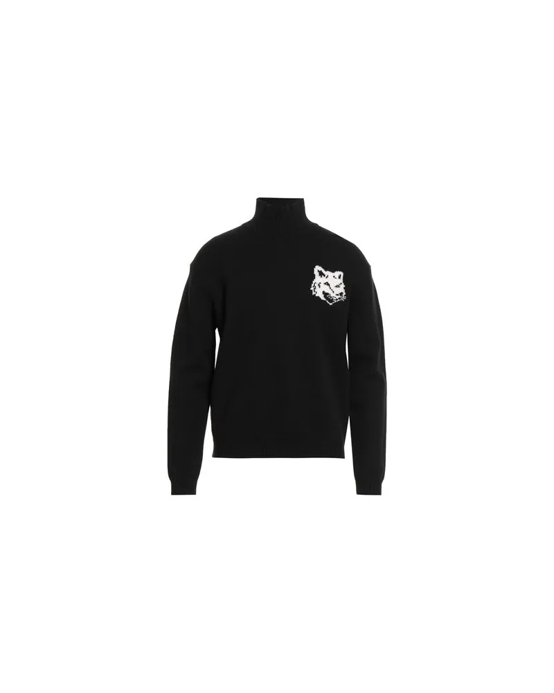 Kitsuné STRICKWAREN - Rollkragenpulloverauf YOOX.COM Schwarz