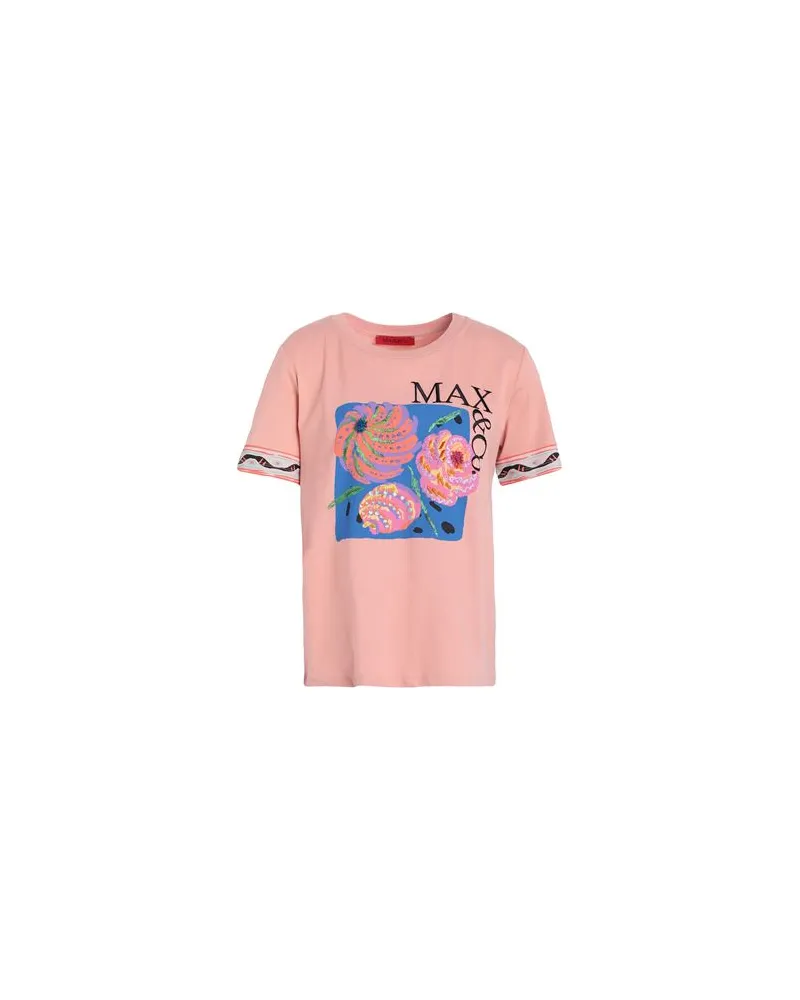 MAX&Co. CALIBRI  - TOPS - T-shirtsauf YOOX.COM Lachs