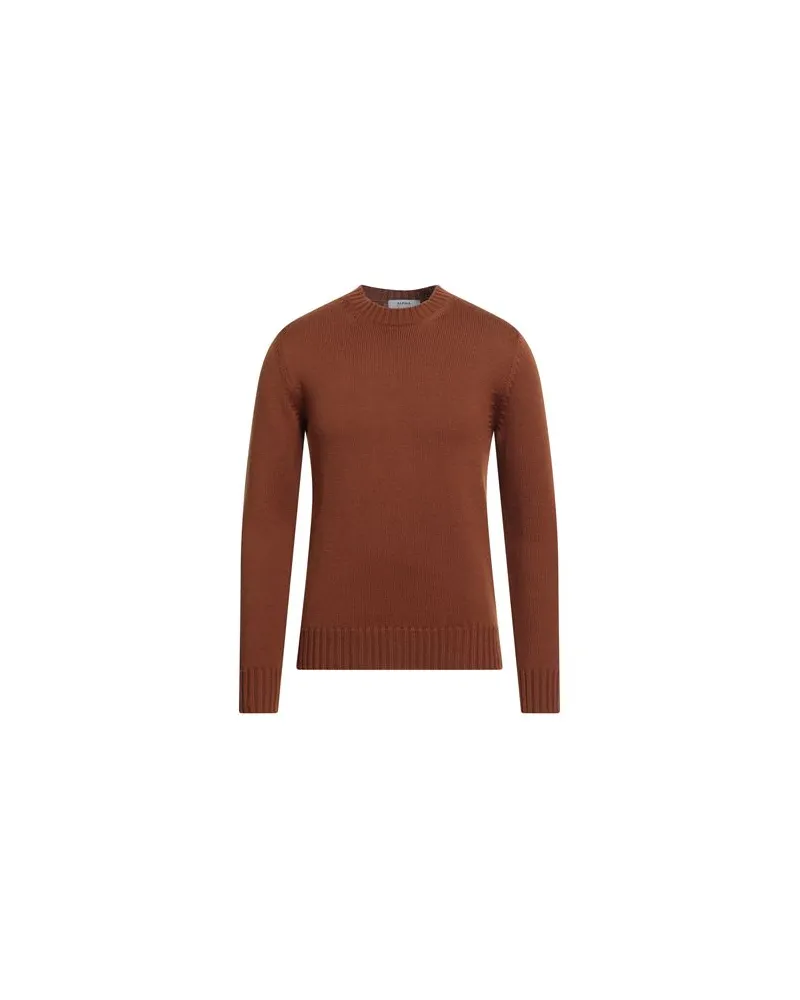 Alpha Studio STRICKWAREN - Pulloverauf YOOX.COM Lederfarben