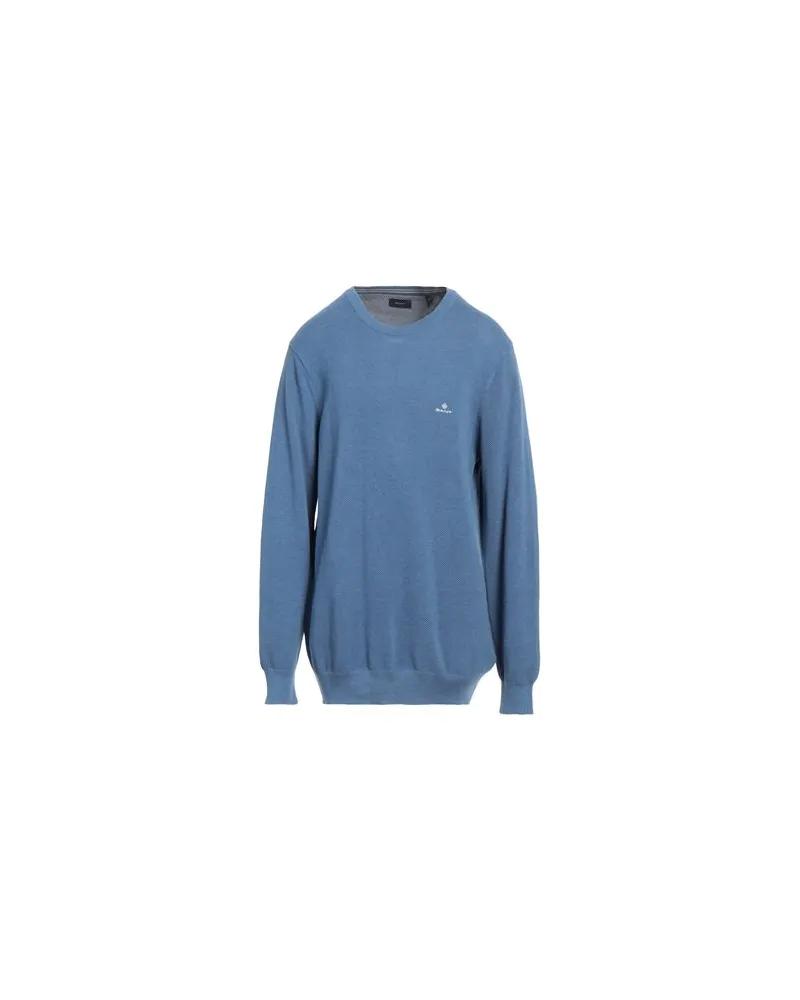 Gant STRICKWAREN - Pulloverauf YOOX.COM Taubenblau