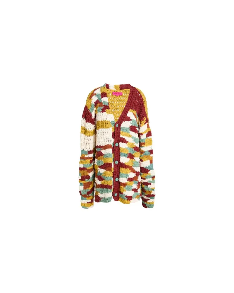 The Elder Statesman STRICKWAREN - Strickjackenauf YOOX.COM Senf
