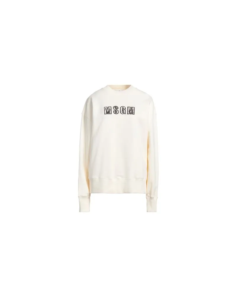 MSGM TOPS - Sweatshirtsauf YOOX.COM Elfenbein