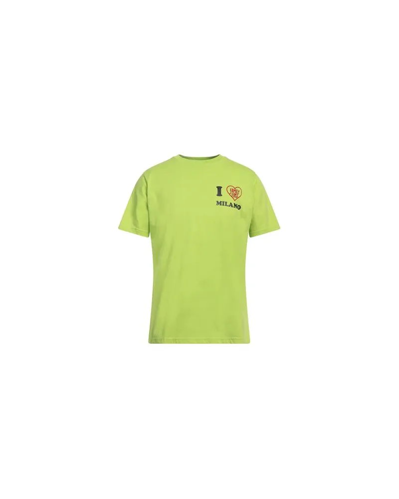 Family First TOPS - T-shirtsauf YOOX.COM Limettengrün