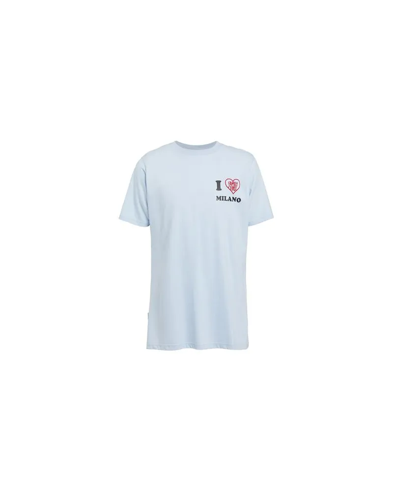 Family First TOPS - T-shirtsauf YOOX.COM Himmelblau