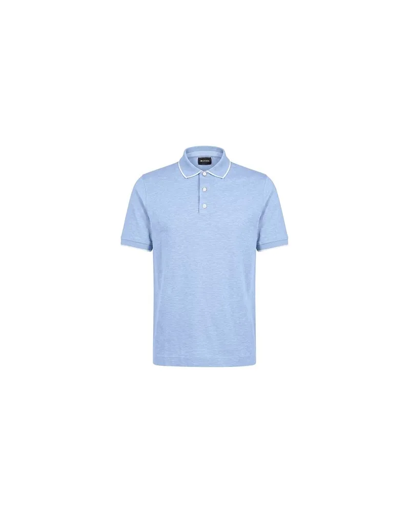 Kiton TOPS - Poloshirtsauf YOOX.COM Hellblau