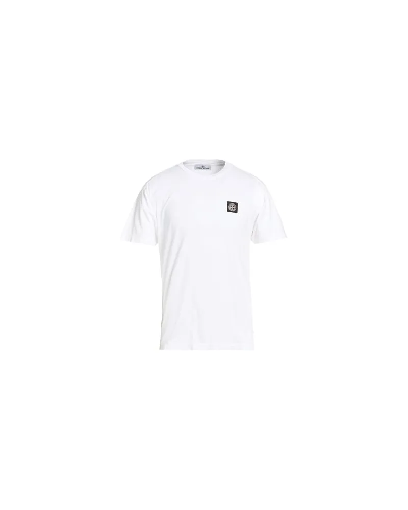 Stone Island TOPS - T-shirtsauf YOOX.COM Weiß