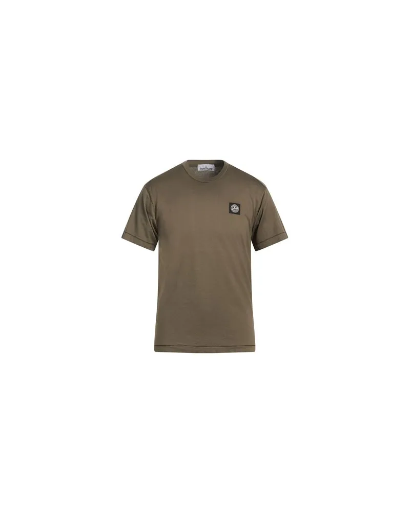 Stone Island TOPS - T-shirtsauf YOOX.COM Militärgrün