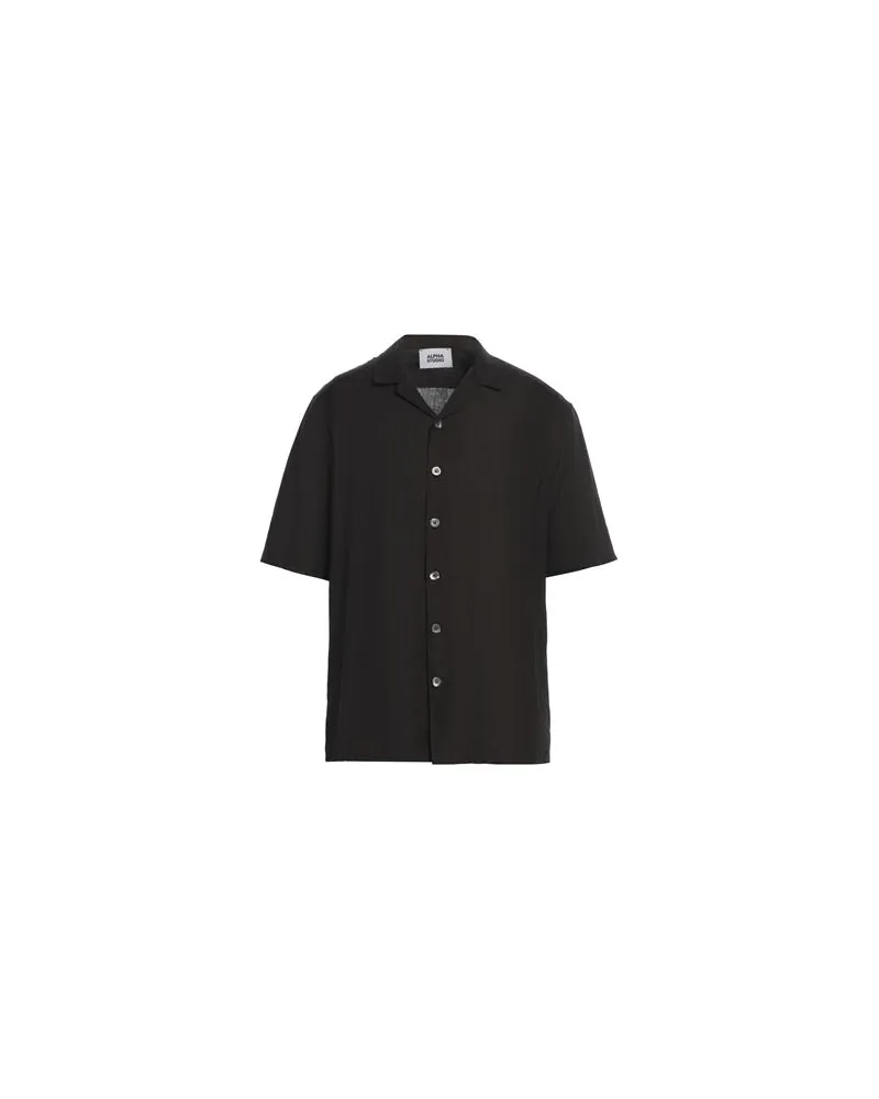 Alpha Studio TOPS - Hemdenauf YOOX.COM Schwarz