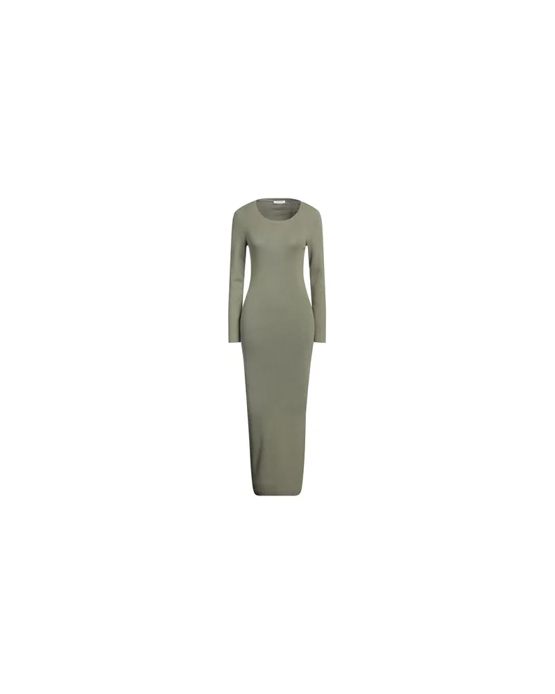 Majestic KLEIDER - Maxi-Kleiderauf YOOX.COM Militärgrün