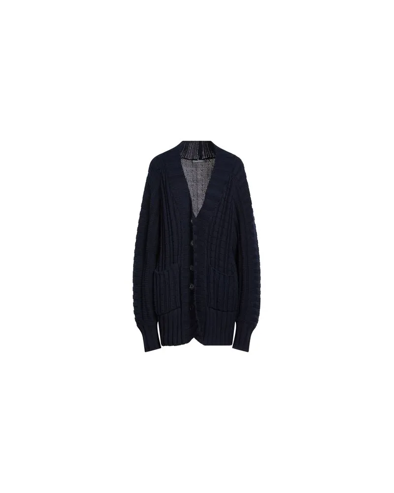 Alberta Ferretti STRICKWAREN - Strickjackenauf YOOX.COM Marineblau