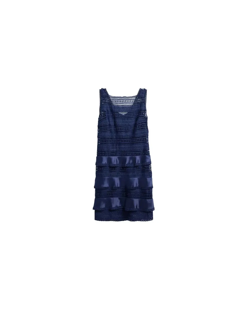 Luisa Spagnoli KLEIDER - Mini-Kleiderauf YOOX.COM Nachtblau