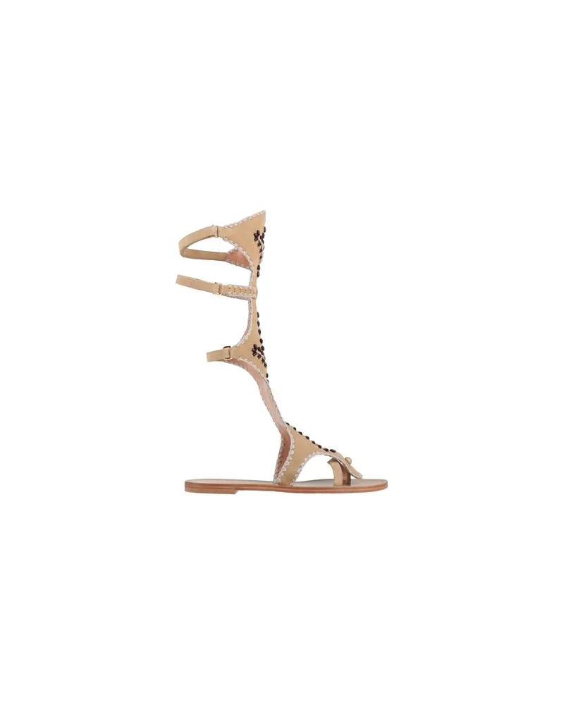 Alberta Ferretti SCHUHE - Zehentrennerauf YOOX.COM Beige