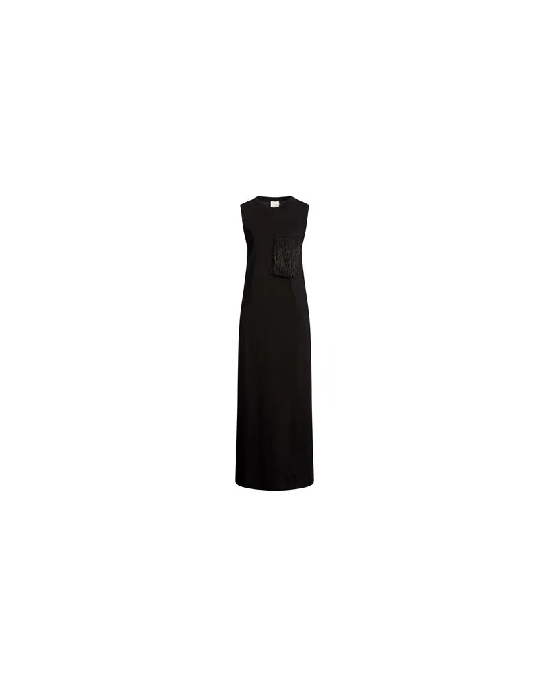 ALYSI CRÈME - KLEIDER - Maxi-Kleiderauf YOOX.COM Schwarz